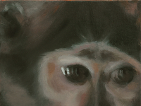 Portrait I, 2016, oil on board with reflecting back, 15 x 15 cm.jpg