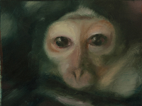 Portrait IV, 2016, oil on board with reflecting back, 15 x 15 cm.jpg