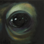 Portrait VII, 2016, oil on board with reflecting back, 15 x 15 cm.jpg