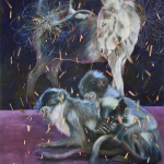 Regine Wolff | Deditio II | 2026 | mixedmedia on cotton | 160 x 120 cm.jpg