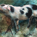 Ein Jahr  des Schweins | 2019 |mixed media | 45 x 65 cm.jpg