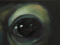 Portrait VII, 2016, oil on board with reflecting back, 15 x 15 cm.jpg