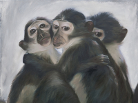 Audi Vide Tace, oil on canvas, 100 x 100 cm.jpg