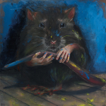 Painter, 2016, oil on canvas, 50 x 50 cm.jpg