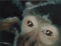 Portrait III, 2016, oil on board with reflecting back, 15 x 15 cm.jpg